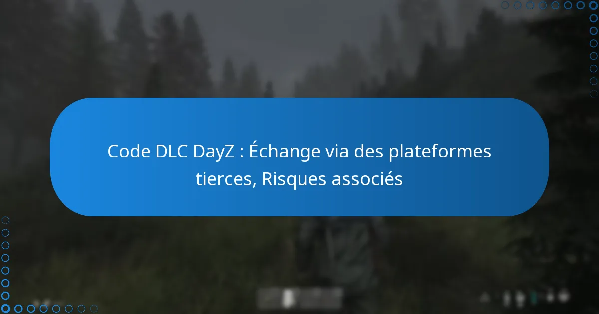 Code DLC DayZ : Échange via des plateformes tierces, Risques associés