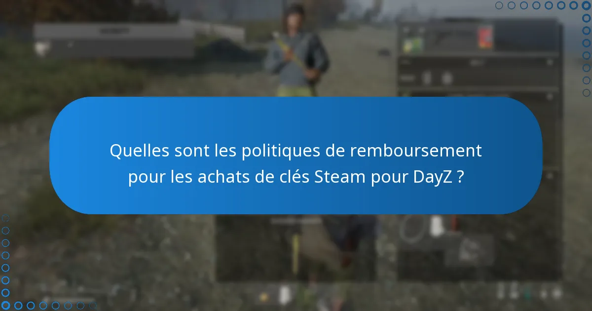 Quels sont les risques associés à l’achat d’une clé Steam pour DayZ ?